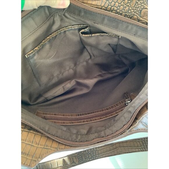 Blue Elegance Vintage Croc Bling Rhinestones & Silver Snake Rockabilly Purse - Picture 10 of 10